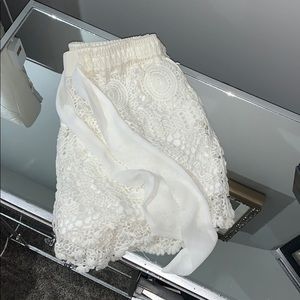 Doily Crochet Lace Shorts